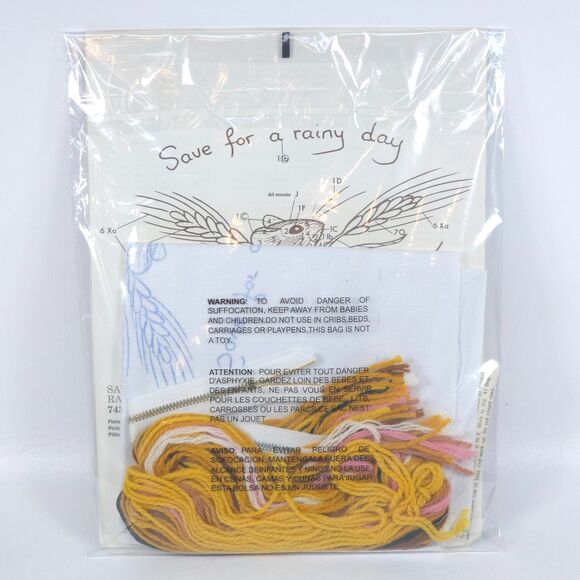 Field Mouse Pillow Kit Columbia Minerva Creative Crewel Grannycore Erica Wilson‎ - Picture 5 of 5